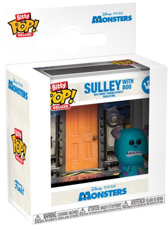 Figurine Funko Pop Monstres et Compagnie [Disney] Sulli avec Bouh - Bitty Pop Deluxe