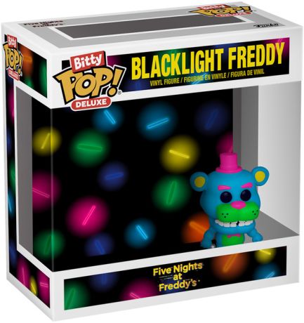 Figurine Funko Pop Five Nights at Freddy's Blacklight Freddy - Bitty Pop Deluxe