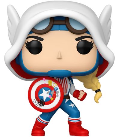 Figurine Funko Pop Marvel Comics #1486 Cap-Gwen