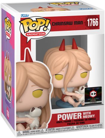 Figurine Funko Pop Chainsaw Man #1766 Power avec Meowy
