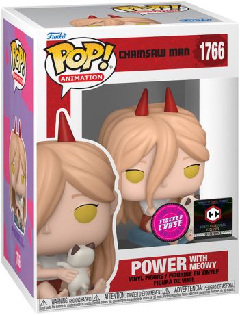 Figurine Funko Pop Chainsaw Man #1766 Power avec Meowy [Chase]