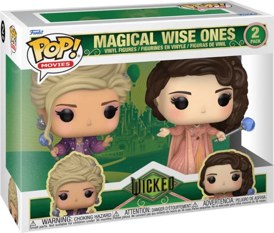 Figurine Funko Pop Wicked Idina and Kristin - Magical Wise Ones - 2 Pack