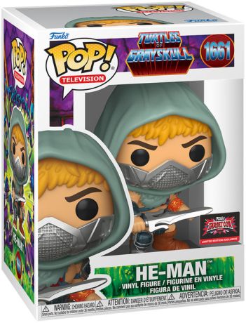 Figurine Funko Pop Les Maîtres de l'univers #1661 Musclor (Tortues Ninja)