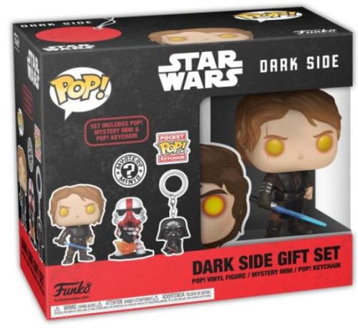 Figurine Funko Pop Star Wars 3 : La Revanche des Sith Coté obscur - Gift Set