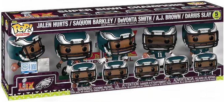 Figurine Funko Pop NFL Philadelphia Eagles Super Bowl LIX Champions
