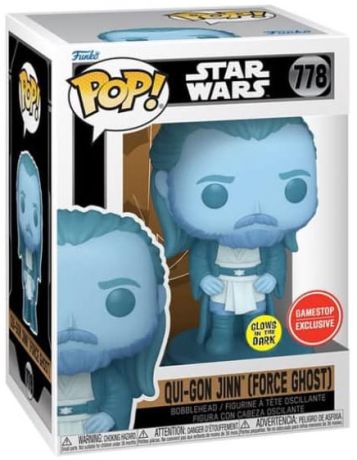 Figurine Funko Pop Star Wars 6 : Le Retour du Jedi #778 Qui-Gon Jinn (Force Ghost)