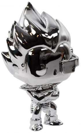 Figurine Funko Pop Dragon Ball Z #10 Vegeta - Silver Chrome (DBZ)