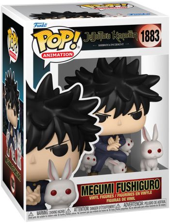 Figurine Funko Pop Jujutsu Kaisen #1883 Megumi Fushiguro avec lapins