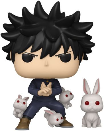 Figurine Funko Pop Jujutsu Kaisen #1883 Megumi Fushiguro avec lapins