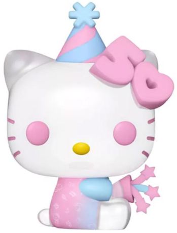 Figurine Funko Pop Sanrio #78 Hello Kitty Chapeau Fête (50ème Anniversaire)