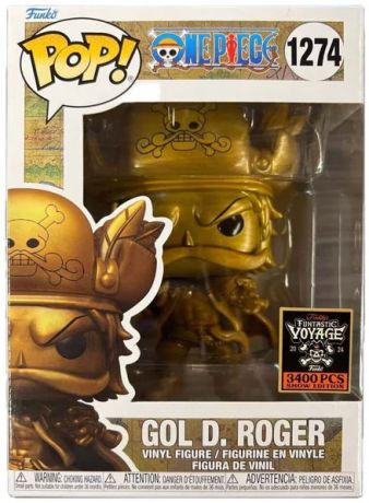 Figurine Funko Pop One Piece #1274 Gol D. Roger - Or