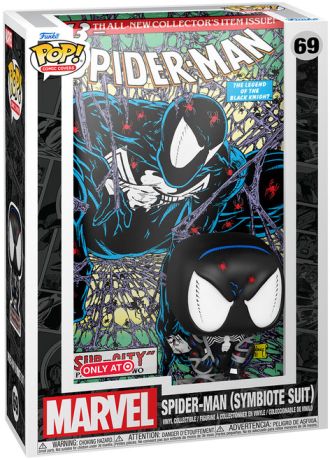 Figurine Funko Pop Marvel Comics #69 Spider-Man (Symbiote Suit)