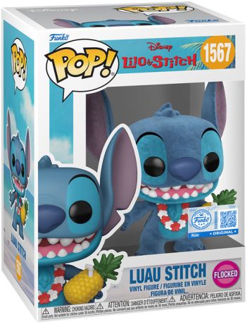 Figurine Funko Pop Lilo et Stitch [Disney] #1567 Luau Stitch - Flocked