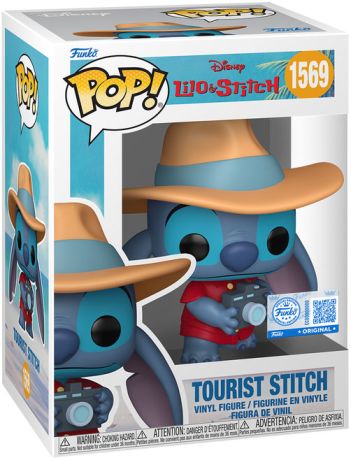 Figurine Funko Pop Lilo et Stitch [Disney] #1569 Touriste Stitch