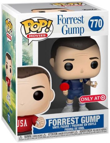 Figurine Funko Pop Forrest Gump #770 Forrest Gump Ping Pong - Bleu
