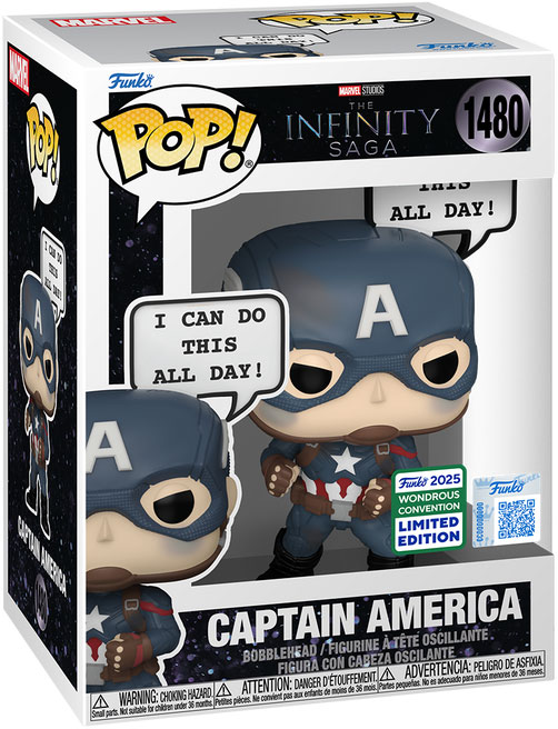 Pop! Marvel: Infinity Saga - Captain America(I can do this all day) (Wonder Con'25 Exc)