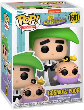 Figurine Funko Pop Mes parrains sont magiques #1691 Cosmo & Poof