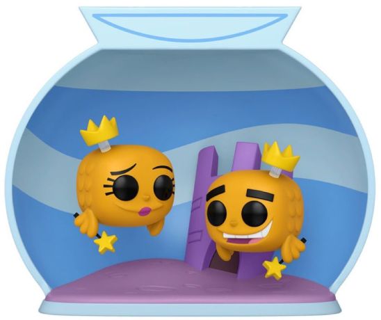 Figurine Funko Pop Mes parrains sont magiques #1693 Cosmo & Wanda en Poisson rouge - Moment