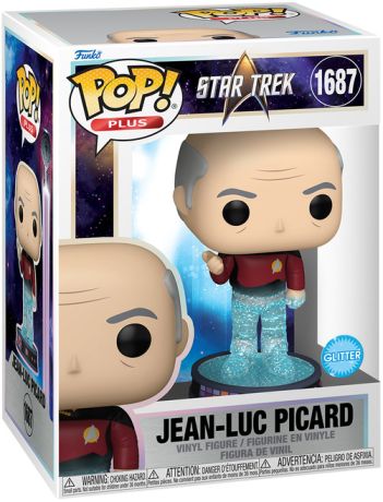 Figurine Funko Pop Star Trek #1687 Jean-Luc Picard - Pailleté