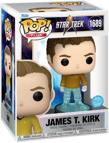 Figurine Funko Pop Star Trek #1689 James T. Kirk - Pailleté