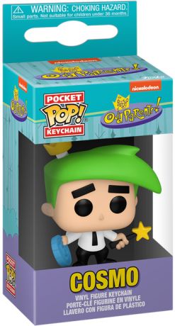 Figurine Funko Pop Mes parrains sont magiques Cosmo - Porte-clés
