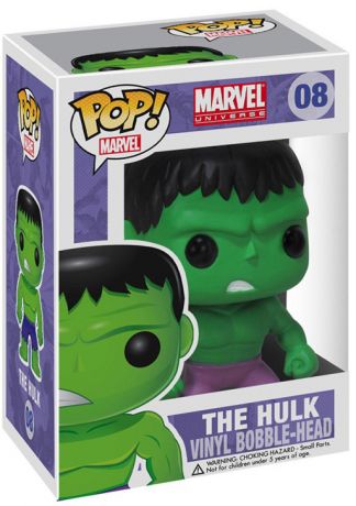 Figurine Funko Pop Marvel Comics #08 Hulk