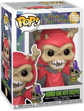 Figurine Funko Pop Taram et le Chaudron magique [Disney] #1586 Le Seigneur des Ténèbres avec creeper