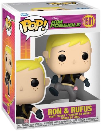 Figurine Funko Pop Kim Possible #1581 Ron & Rufus