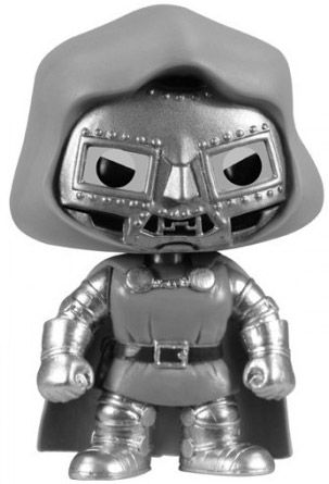 Figurine Funko Pop Marvel Comics #17 Dr Doom - Noir et Blanc