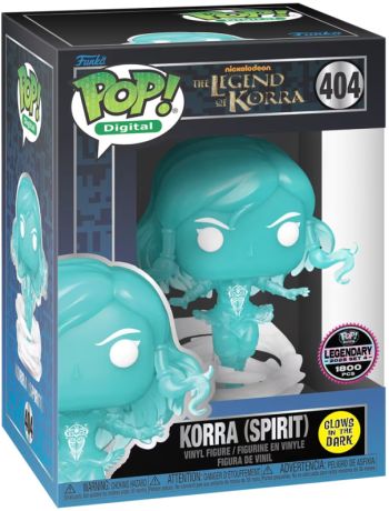 Figurine Funko Pop La Légende de Korra #404 Korra (Esprit) - Digital Pop