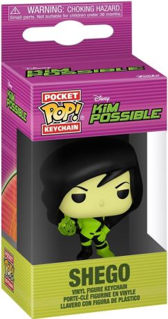 Figurine Funko Pop Kim Possible Shego - Porte-clés
