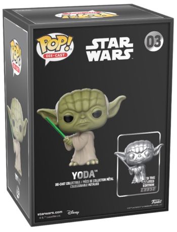 Figurine Funko Pop Star Wars Divers #03 Yoda - Die-Cast [Chase]