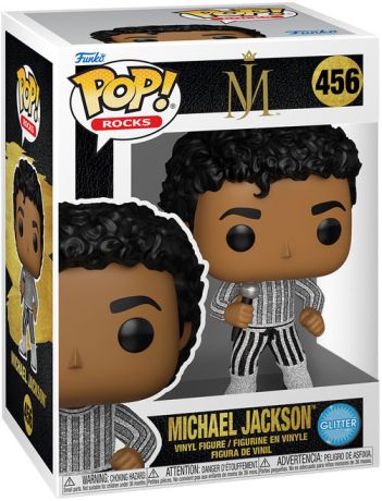Figurine Funko Pop Michael Jackson #456 Michael Jackson (Rock with you) - Pailleté
