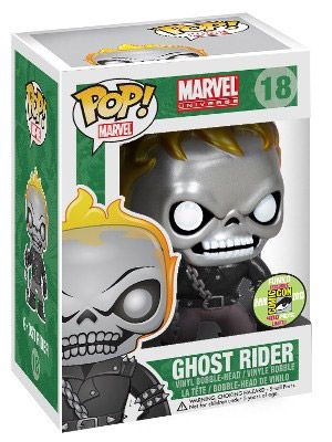 Figurine Funko Pop Marvel Comics #18 Ghost Rider - Métallique