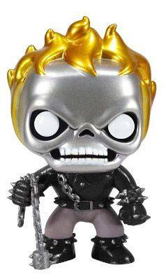 Figurine Funko Pop Marvel Comics #18 Ghost Rider - Métallique