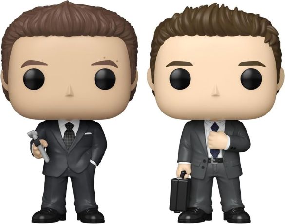 Figurine Funko Pop Suits Avocats sur mesure Harvey Specter & Michael Ross - Pack