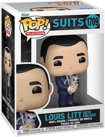 Figurine Funko Pop Suits Avocats sur mesure #1709 Louis Litt avec Mikado