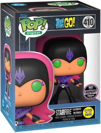 Figurine Funko Pop Teen Titans Go! #410 Starfire en Starfire la Redoutable - Digital Pop