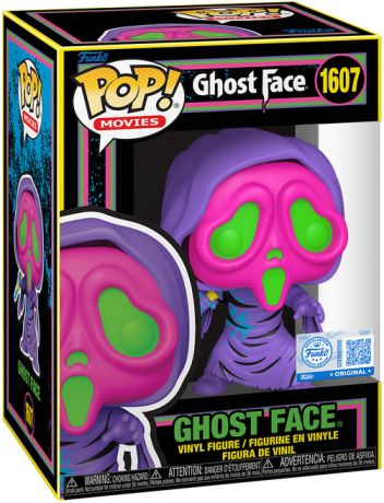 Figurine Funko Pop Scream #1607 Ghost Face - BLack Light