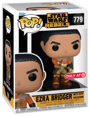 Figurine Funko Pop Star Wars Rebels #779 Ezra Bridger avec Holocron Sith