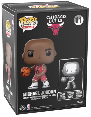 Figurine Funko Pop NBA #11 Michael Jordan - Die-Cast [Chase]