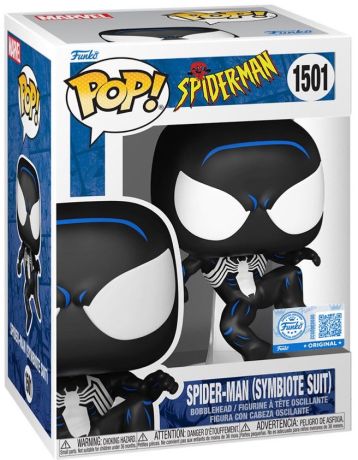 Figurine Funko Pop Spider-Man, l'homme-araignée #1501 Spider-Man (Costume Symbiote)