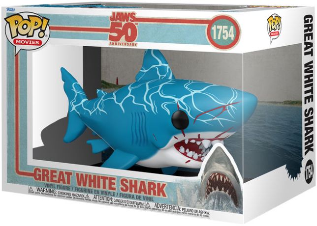 Figurine Funko Pop Les Dents de la Mer #1754 Grand requin blanc - 15 cm