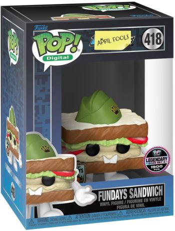 Figurine Funko Pop Freddy Funko #418 Fundays Sandwich - Digital Pop