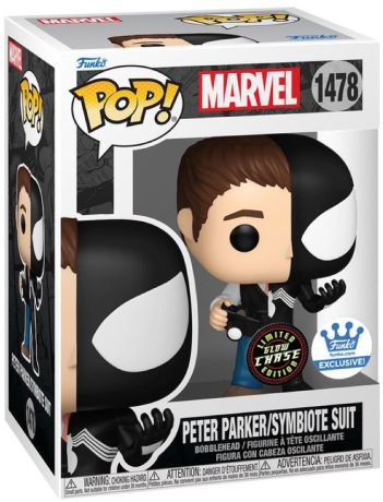 Figurine Funko Pop Marvel Comics #1478 Peter Parker / Costume Symbiote [Chase]