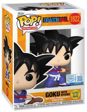 Figurine Funko Pop Dragon Ball #1922 Goku avec Baton Magique - Glow in the Dark