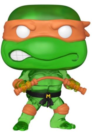 Figurine Funko Pop Tortues Ninja #1701 Michelangelo (Translucide)