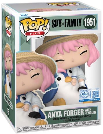 Figurine Funko Pop SPY x FAMILY #1951 Anya Forger avec Pingouin