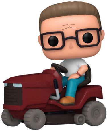 Figurine Funko Pop Les Rois du Texas #131 Hank sur la Tondeuse à gazon