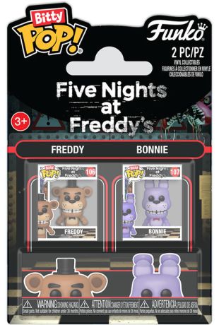 Figurine Funko Pop Five Nights at Freddy's Freddy & Bonnie - Bitty Pop Pack